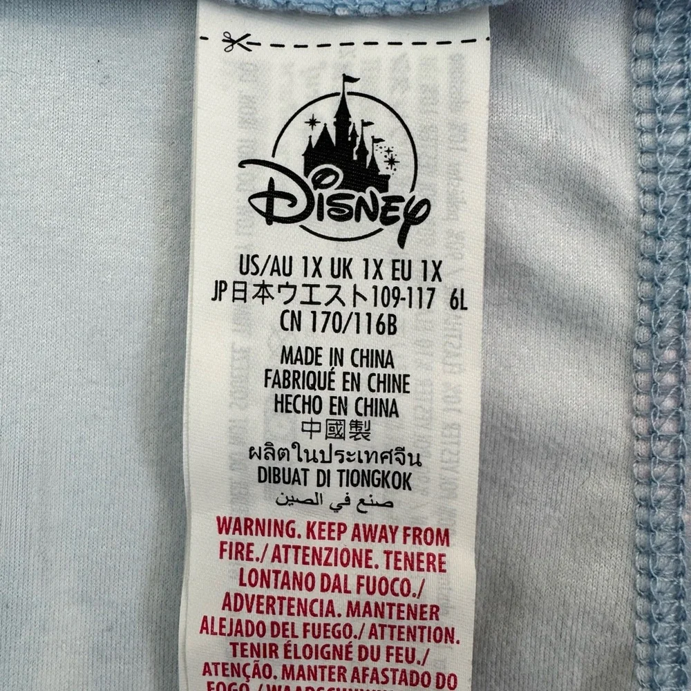 Disney Parks Light Blue Leggings Women’s 1X | Disneycore Cozy Magic - Picture 8 of 9